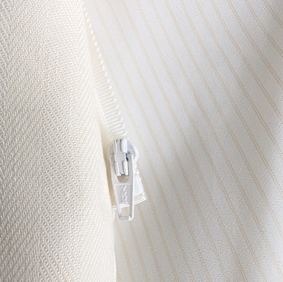 NWOT NEW Veronica Beard Size 6 Beacon White Linen Dickey Jacket Blazer Ruched - Picture 11 of 12